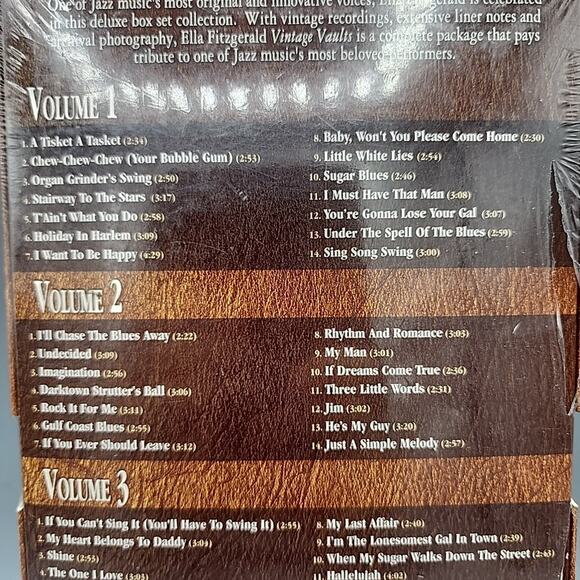 Ella Fitzgerald Vintage Vaults 4 CD Set 56 Songs Swing Bebop Jazz Blues New - Picture 3 of 8